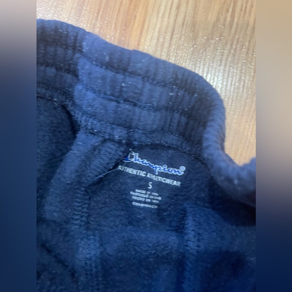 Boys Champion Sweat Pants Navy Blue Size Small - Picture 2 of 4
